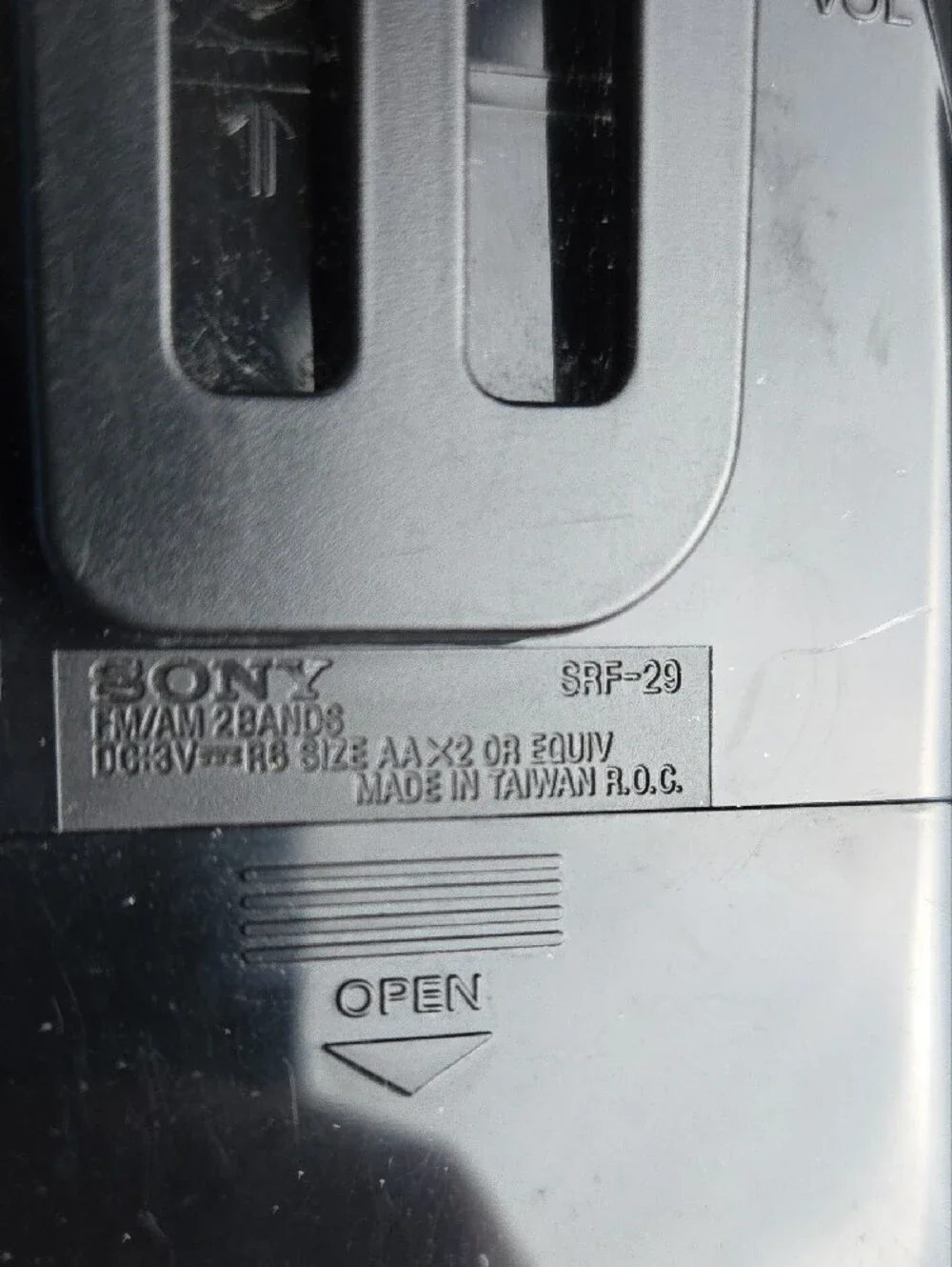 Sony Black FM/AM Walkman SRF 29...IN PERFECT CONDITION.
